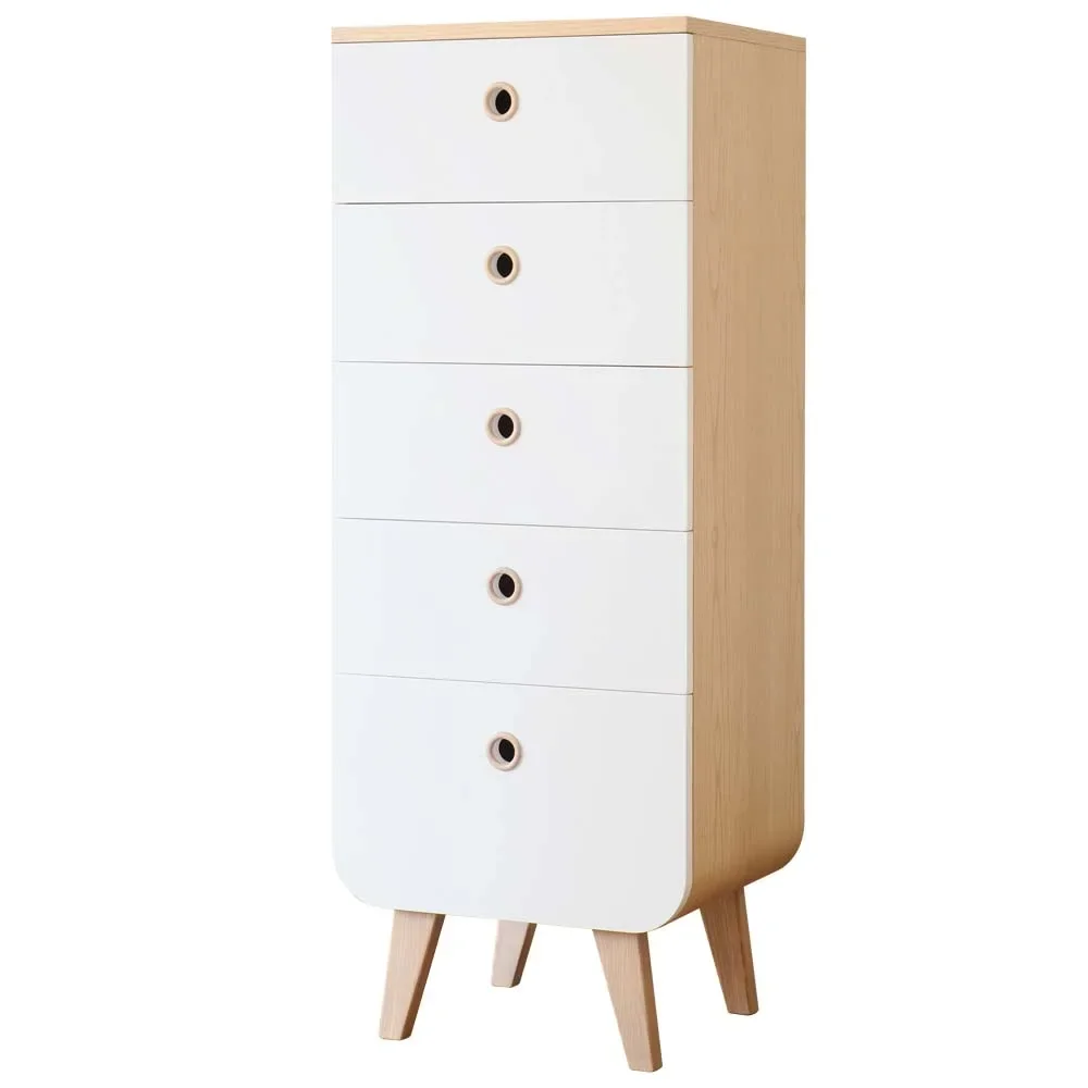 "Laurette Chiffonier Chest of drawers Zen, Color of the surfaces: White image"