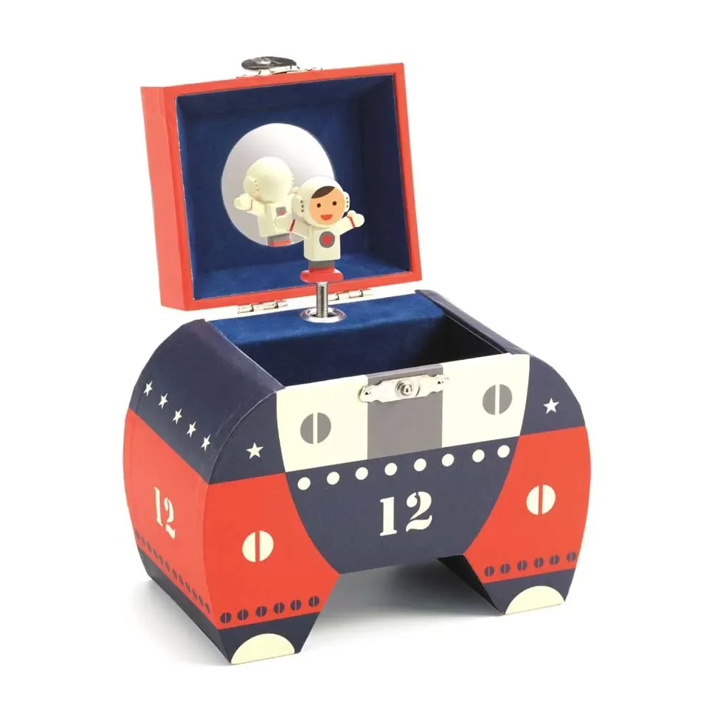 Djeco Schatulle with Astronaut music box