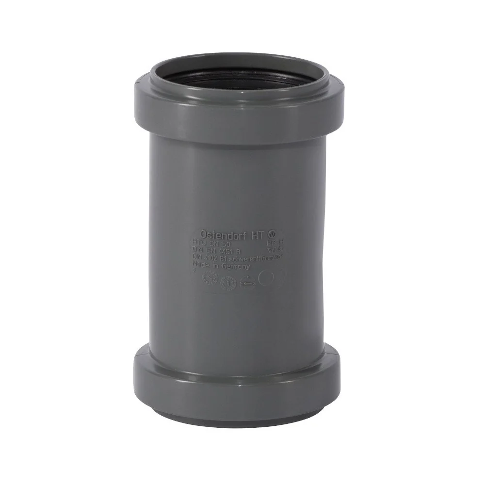 DN 50 HT Pipe Coupling Sleeve for Waste Water Systems
