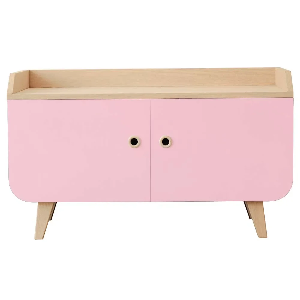 "Laurette sideboard zen, Color of the surfaces: Vieux rose image"