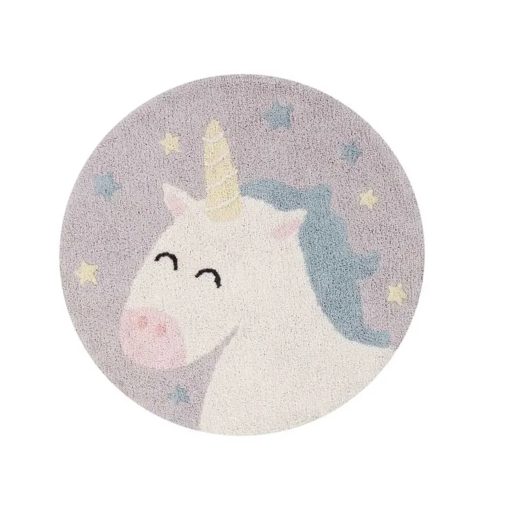 Lorena Canals washable carpet "Mr. Wonderful" unicorn