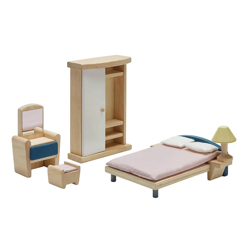 "Plan Toys Bedroom Orchard Accessories for Doll House image"