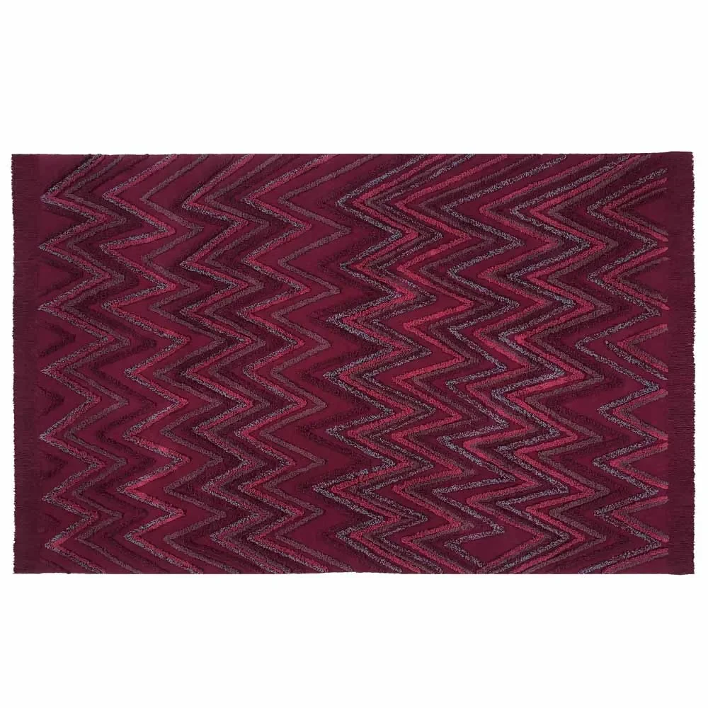 "Lorena Canals carpet "Earth" red image"