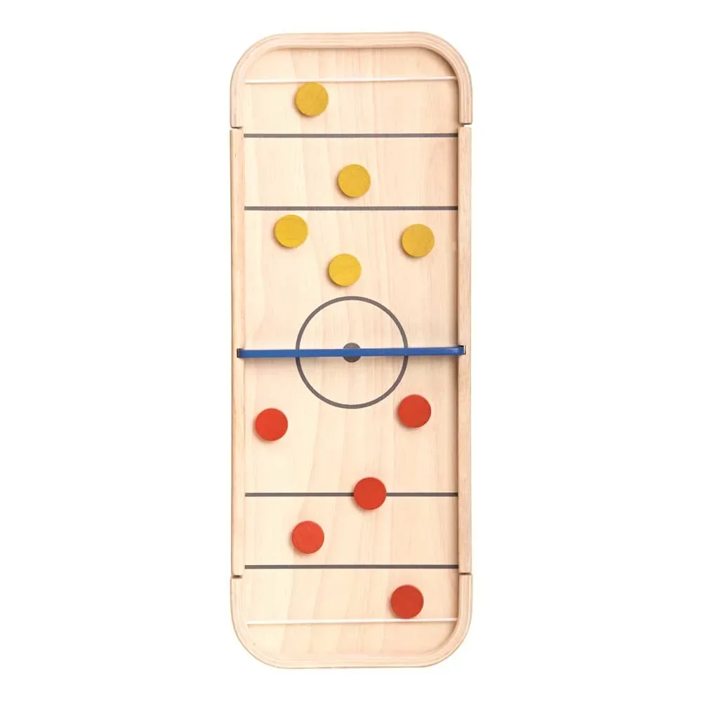 "Plan Toys Children Shuffleboard 2 in 1 wood image"