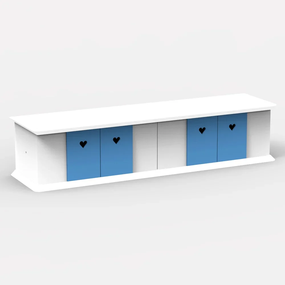 Mathy by Bols Boxes shelf barn small blue