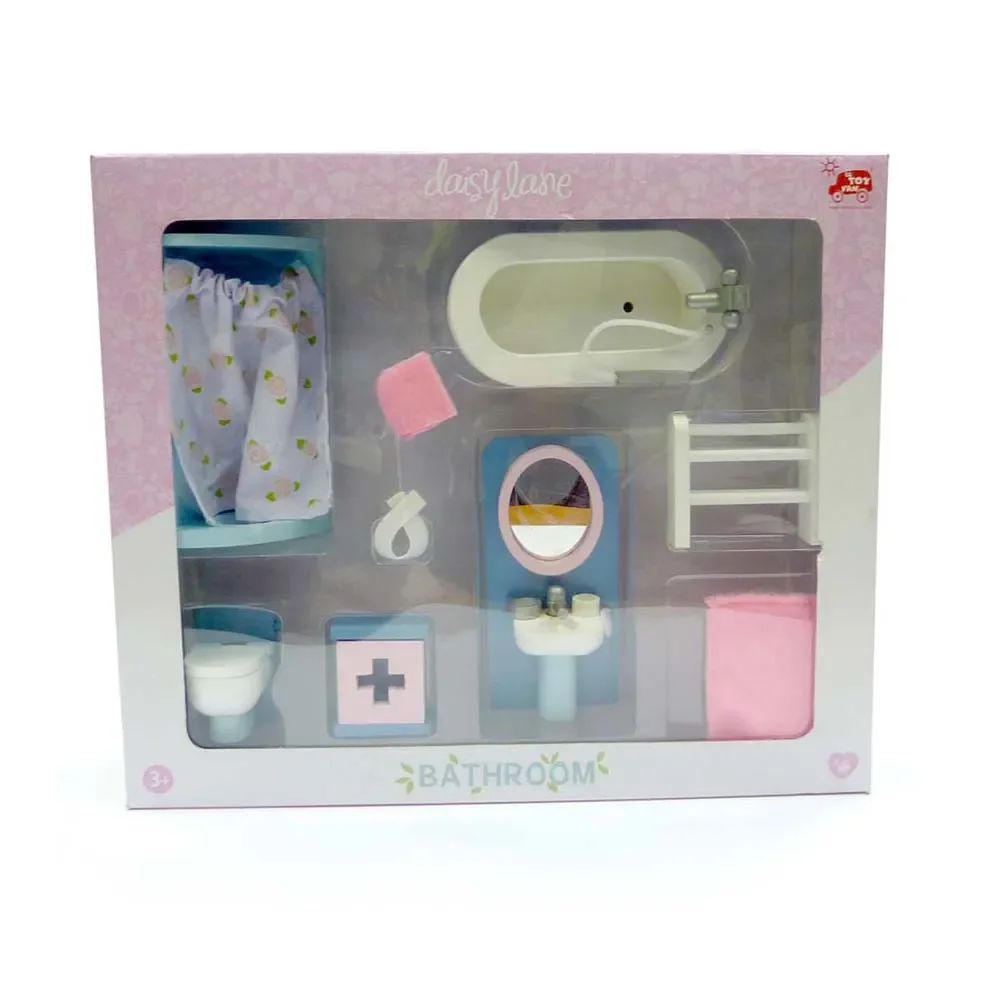 Le Toy van Dolls House Accessories Bathroom Daisy Lane