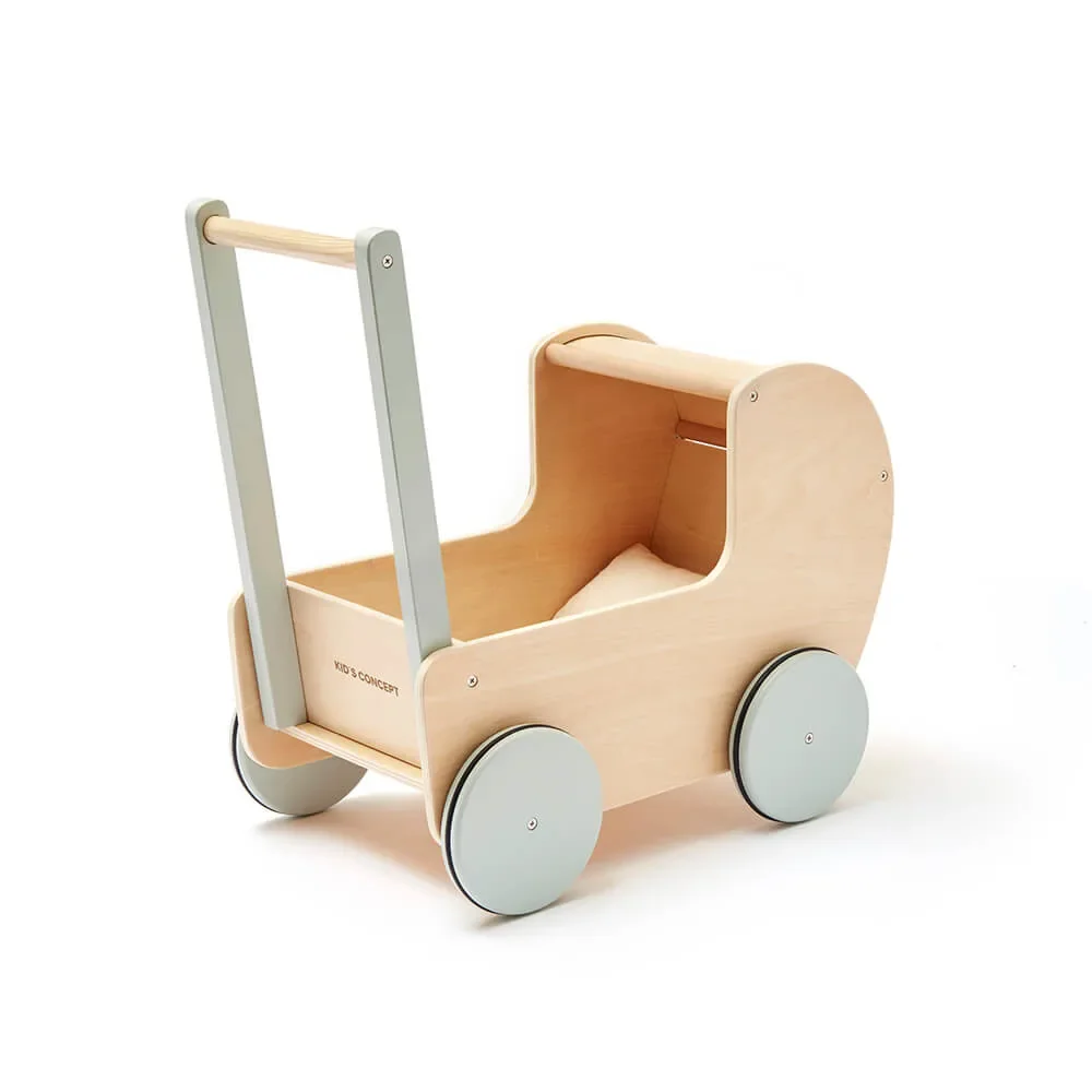 "Kids Concept Dolls Pram Wood Nature image"