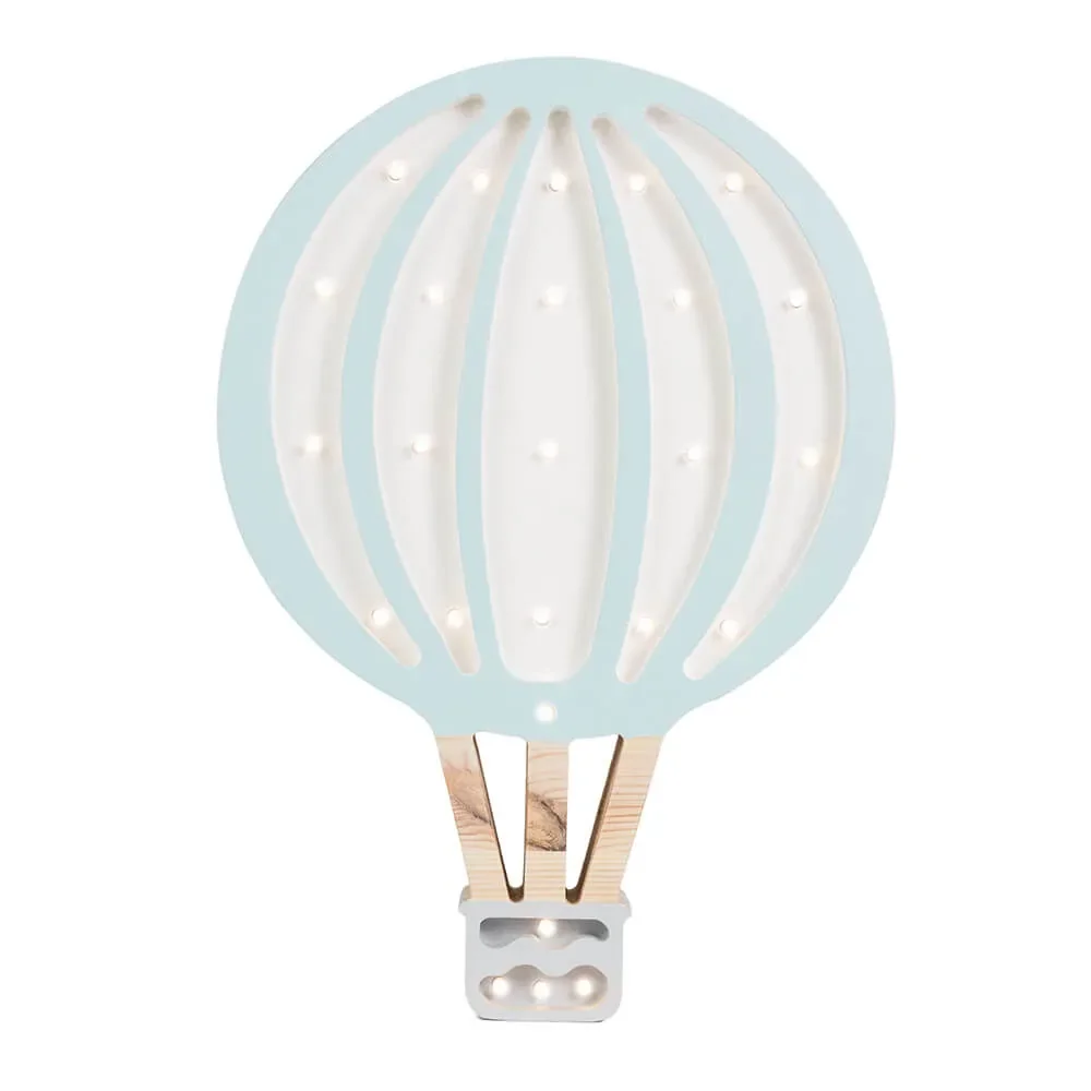 Little Lights LED Decorative Children's Lamp Heissluftballon light blue