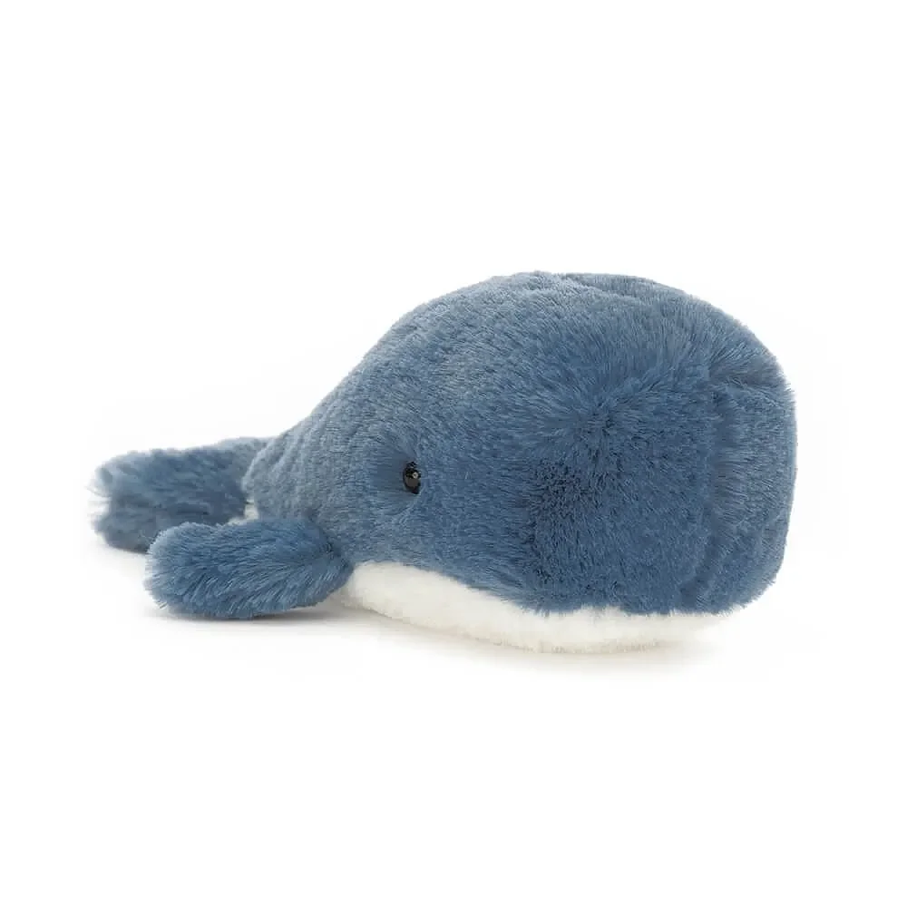 "Jellycat Soft Toy, Cuddly toy - Wavelly Whale, Color: blue image"