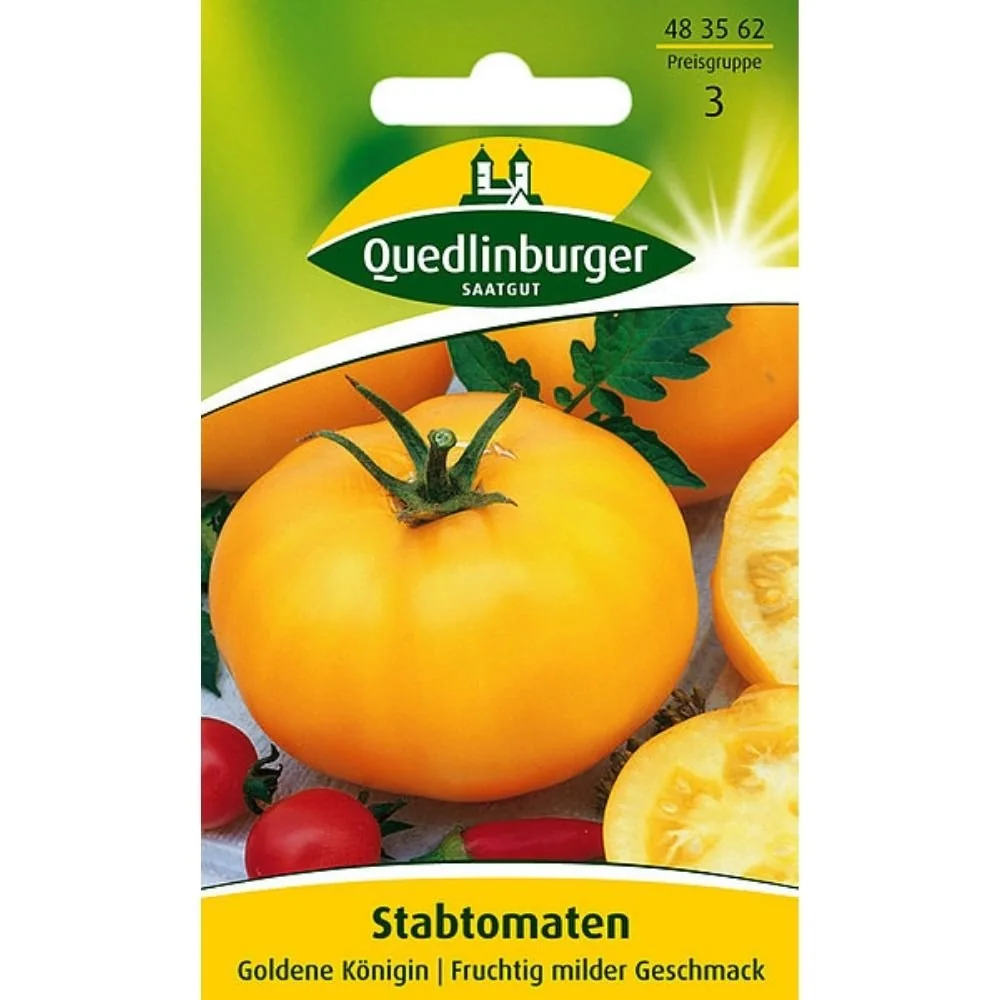 "Goldene Königin Tomato Seeds - Yellow Heirloom Tomato Variety image"