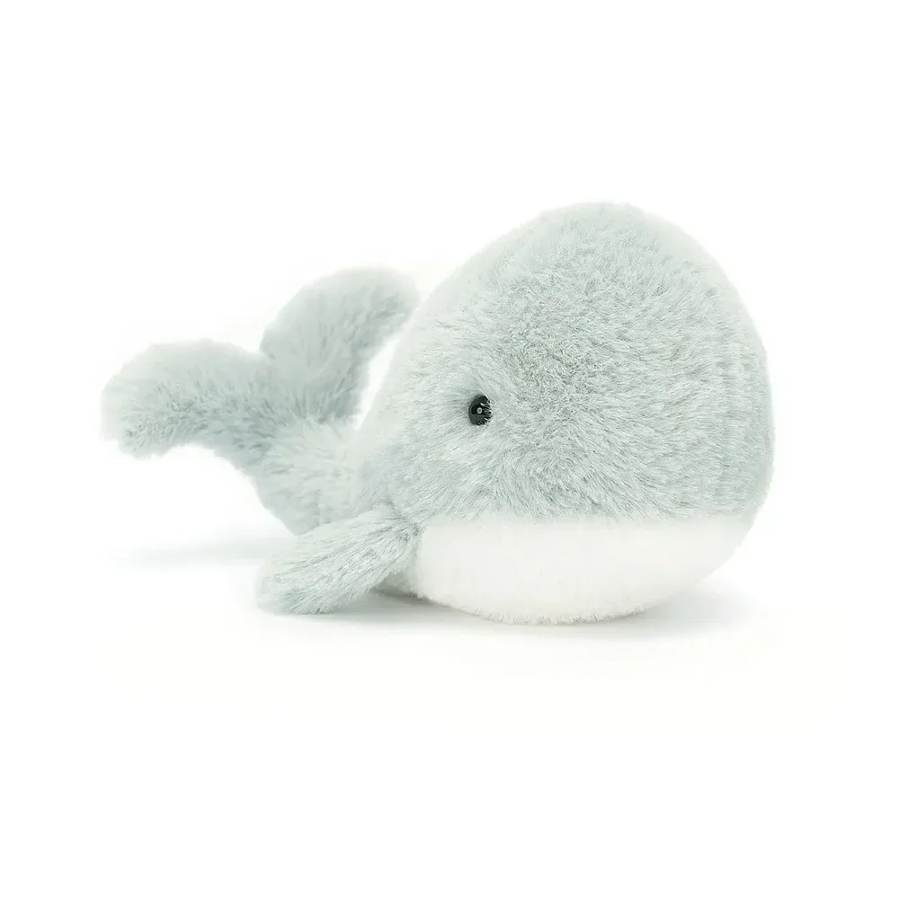 Jellycat Soft Toy, Cuddly toy - Wavelly Whale, Color: Gray