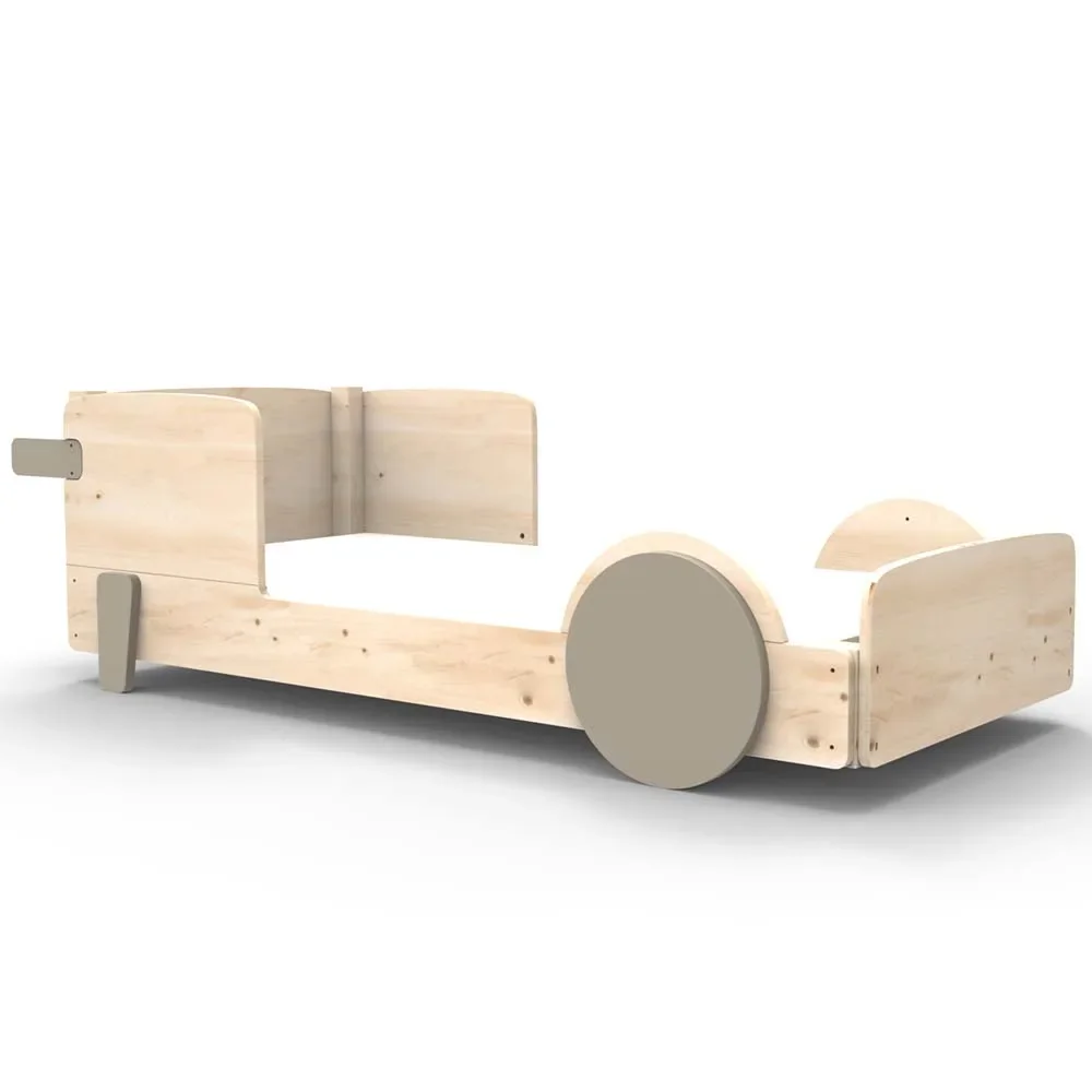 "Mathy by Bol's single bed "Discovery", Color elements: mole image"