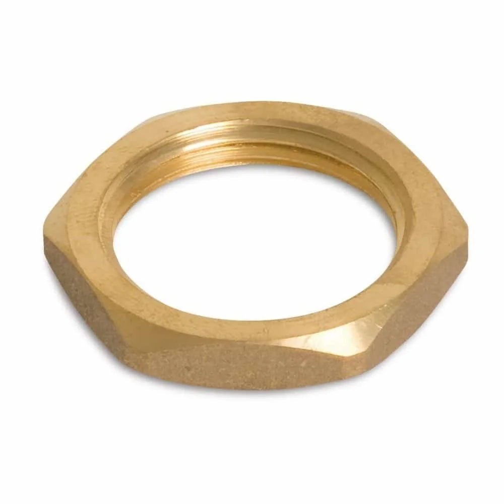 "Threaded Fitting Brass Locknut 2" Female Thread image"