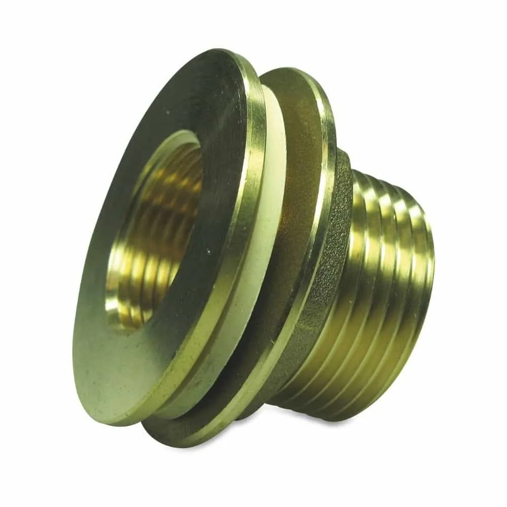 "Brass Fitting, Threaded Pipe Fitting 1" Male x 3/4" Female image"