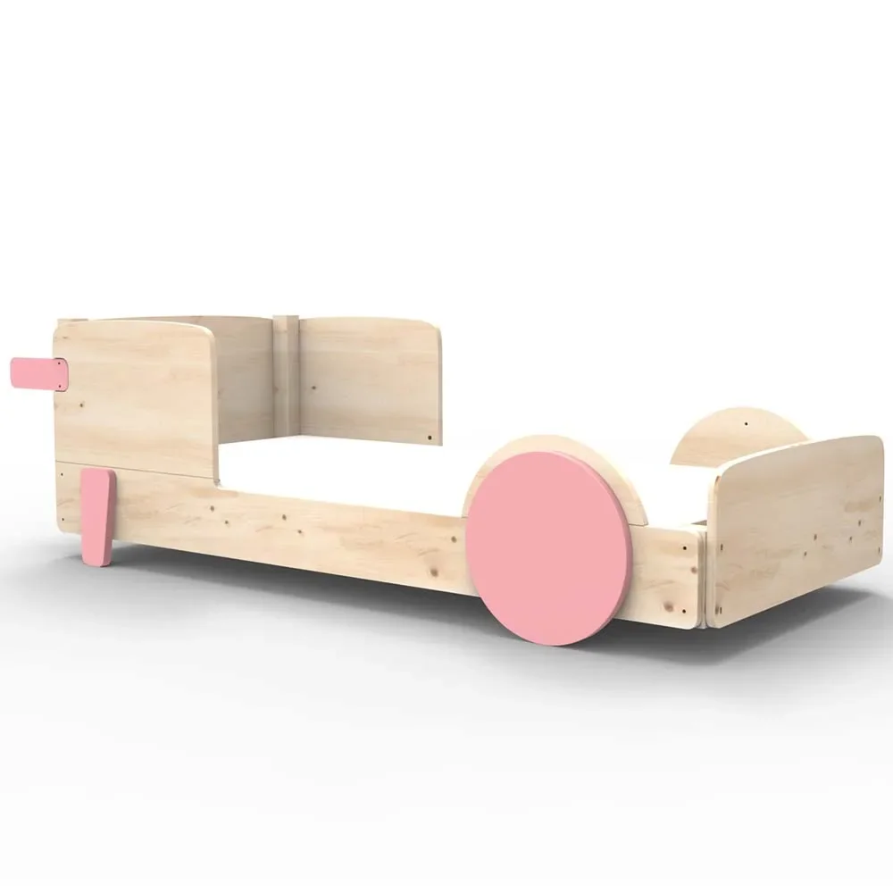 Mathy by Bol's single bed "Discovery", Color elements: Light Pink