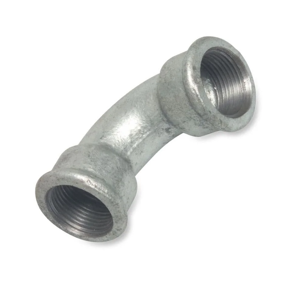 "1 Inch 90 Degree Threaded Elbow, Malleable Iron Pipe Fitting image"