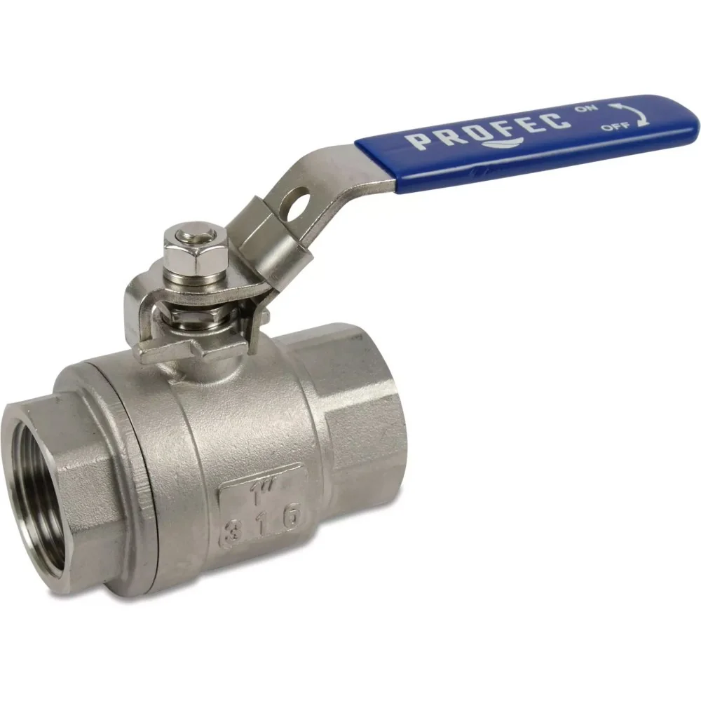 "Stainless Steel Ball Valve, 2 Inch Water Shut Off Valve, High Pressure image"