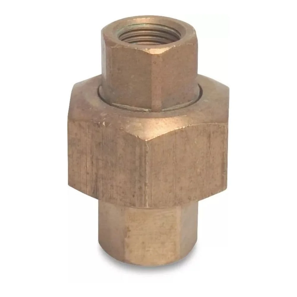 "1 inch Brass Fitting - Threaded Brass Pipe Fitting for Plumbing image"