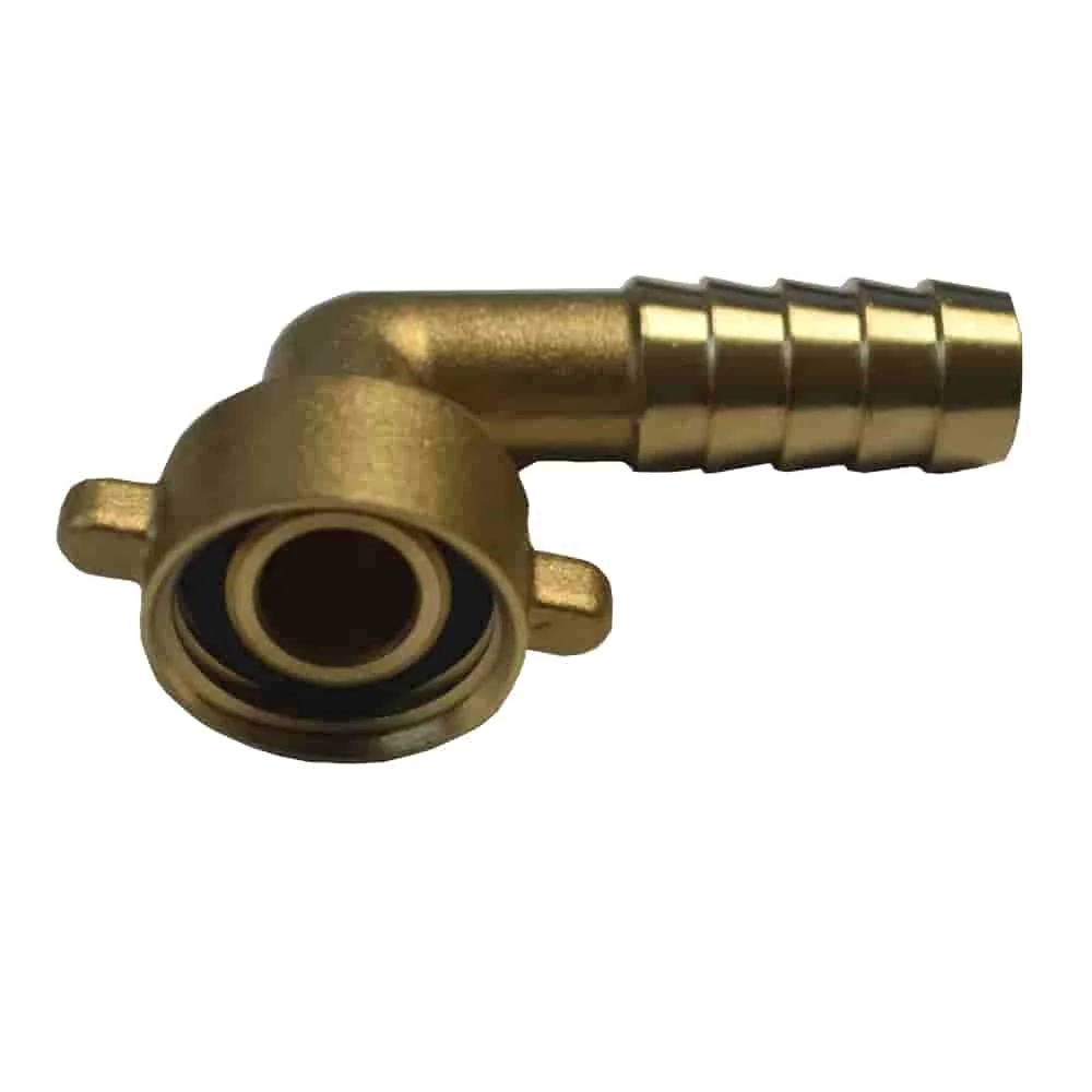 "Brass Hose Fitting 1/2 Inch Angle, 13 mm image"