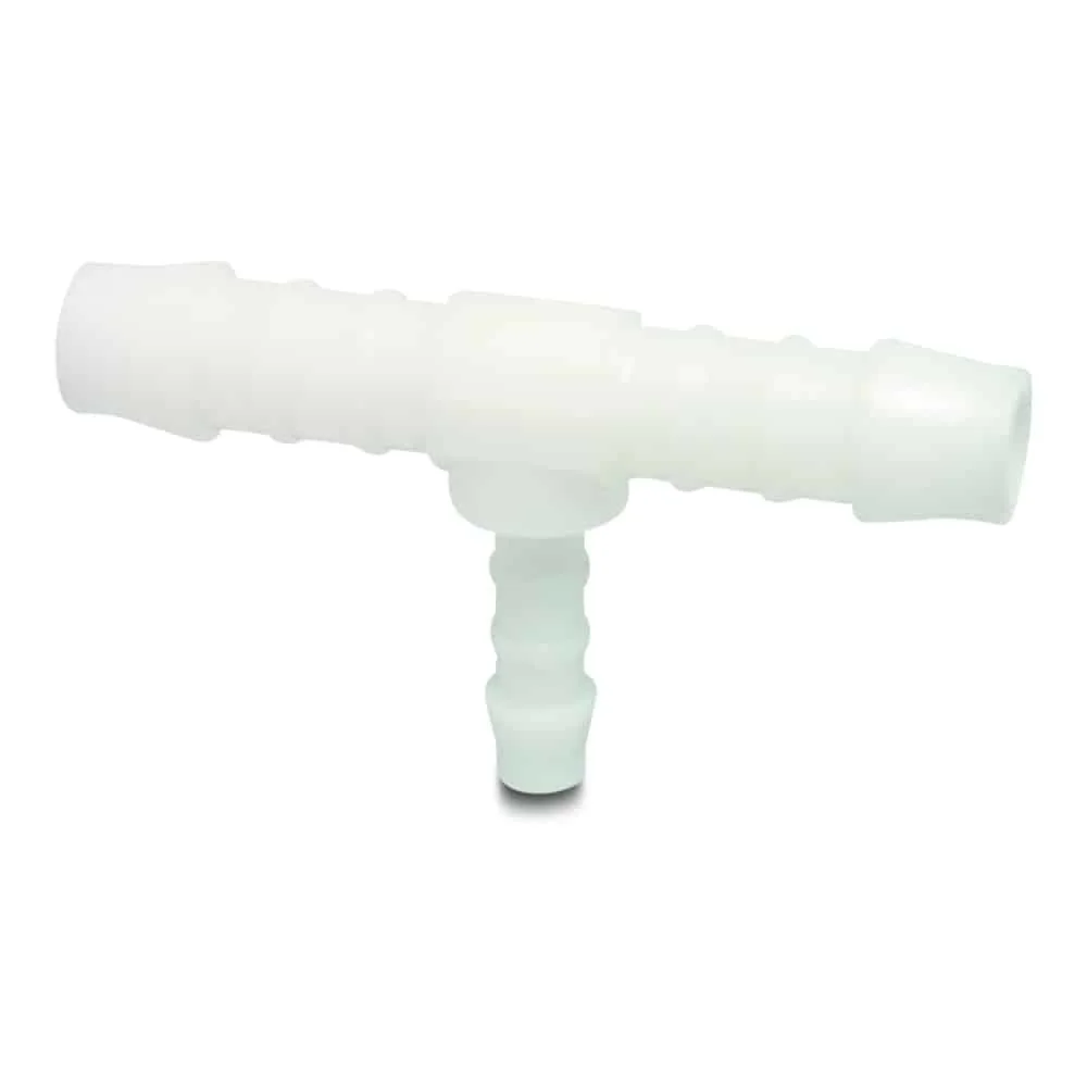 "Reducing T Hose Connector, Plastic, 8mm x 6mm x 8mm image"