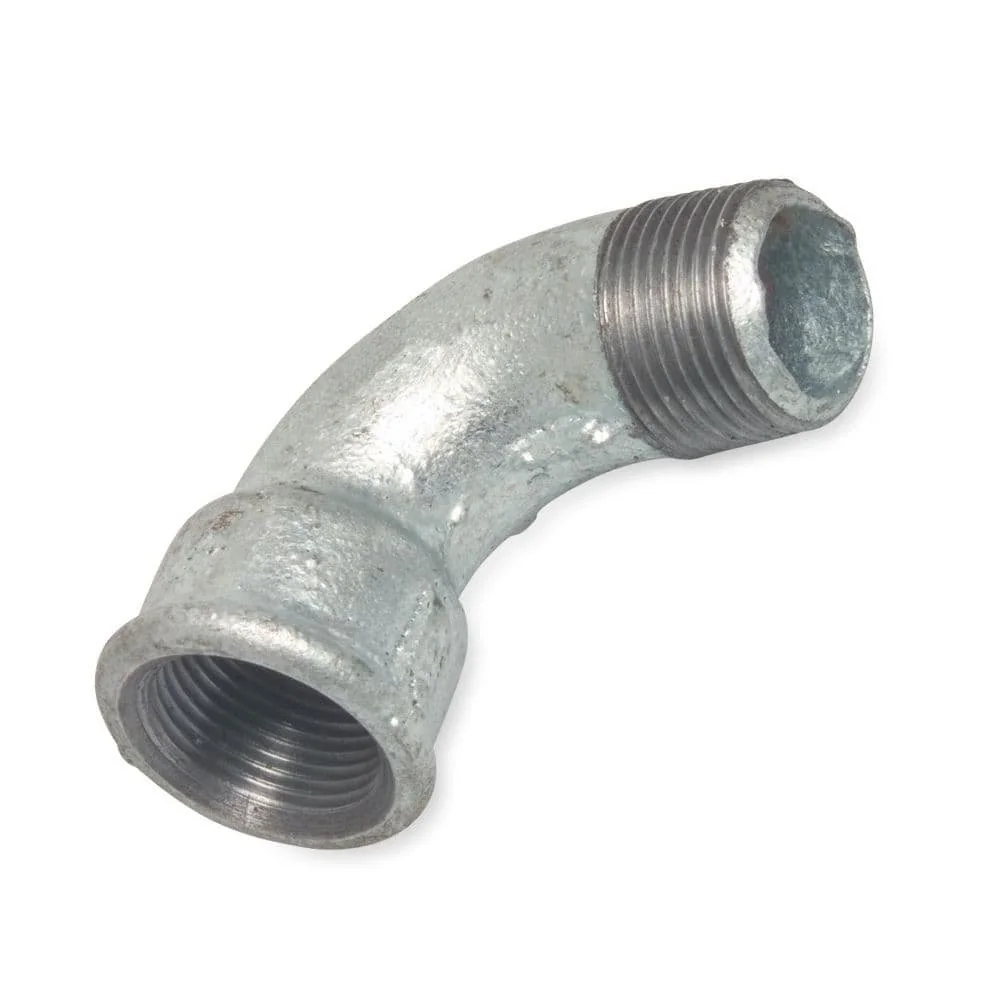 "Threaded Fitting Malleable Cast Iron Elbow 90° short 3/4" female thread x 3/4" male thread image"