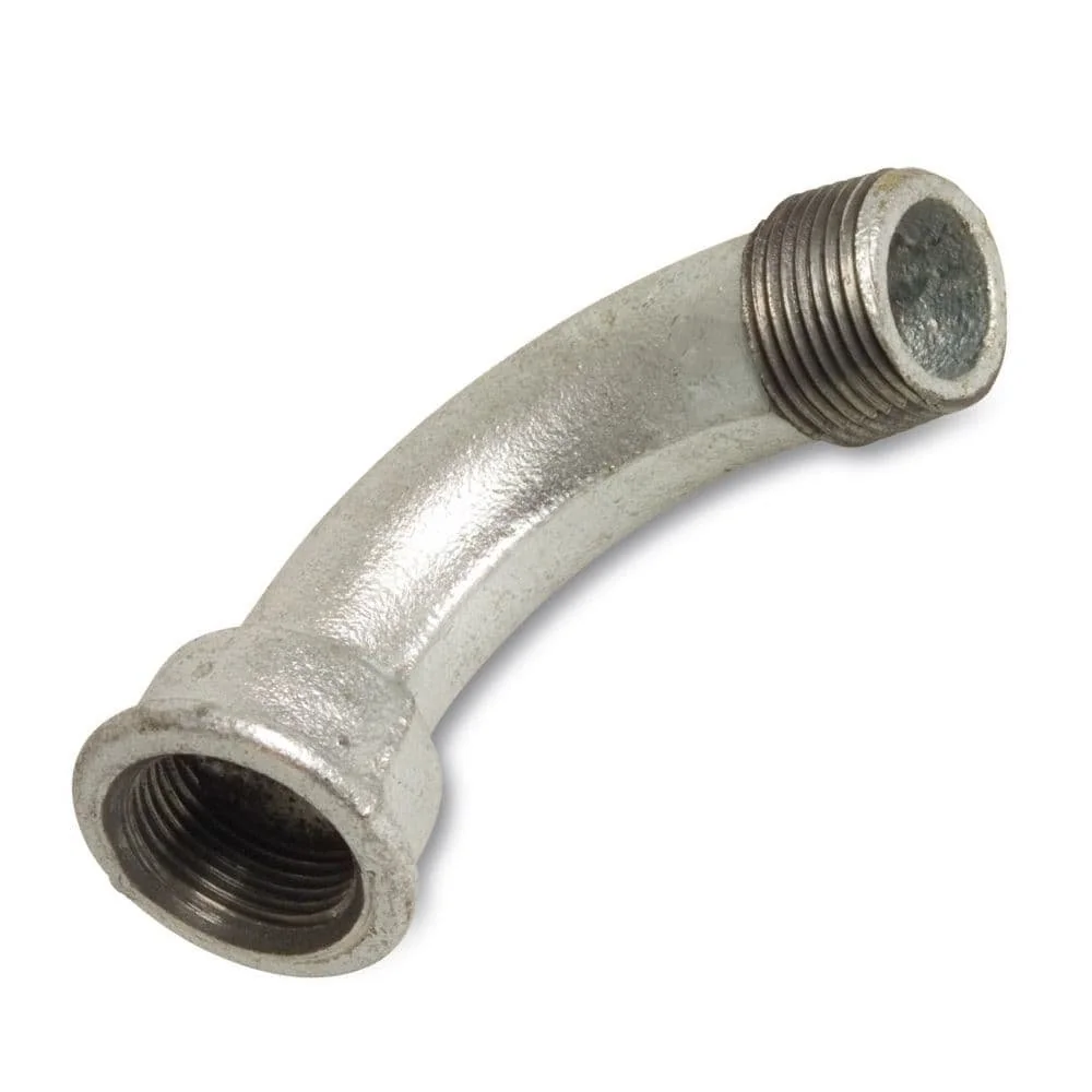 "1 Inch Galvanized Malleable Iron 90 Degree Threaded Elbow Pipe Fitting image"
