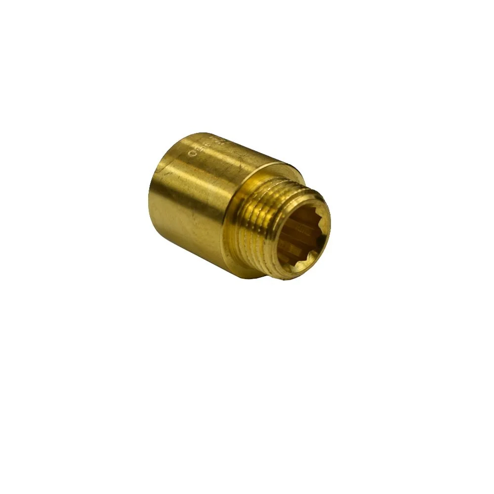 "Threaded Fitting Brass Tap Extension 1" M x 1" F 20 mm image"