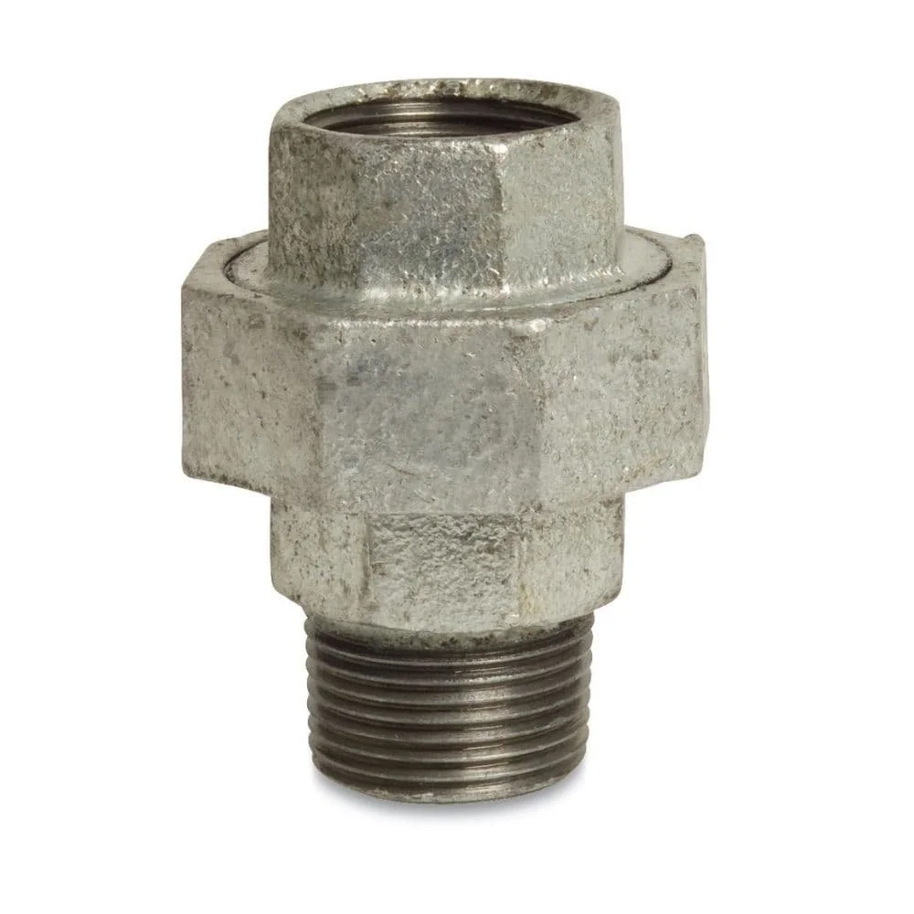 "1 1/4 Inch Malleable Iron Pipe Fitting - Tapered Threaded Connection image"