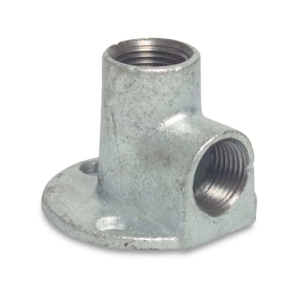 Malleable Iron 90 Degree Wall Mount Elbow 3/4 Inch Pipe Fitting