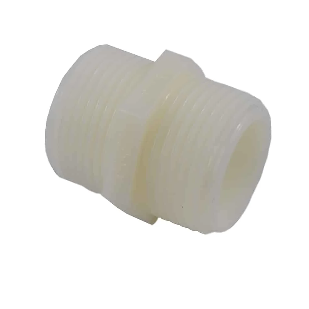 "Hose Connector Plastic Double Nipple 3/4" image"