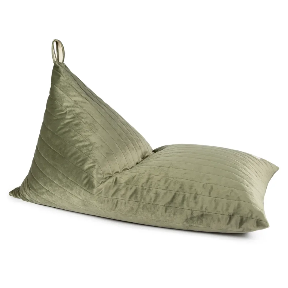 "Nobodinoz Bean Bag "Essaouira" including olive green image"