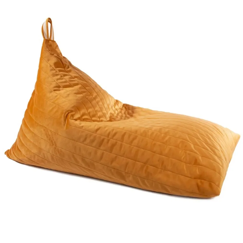 "Nobodinoz Bean Bag "Essaouira" Savanna and yellow image"