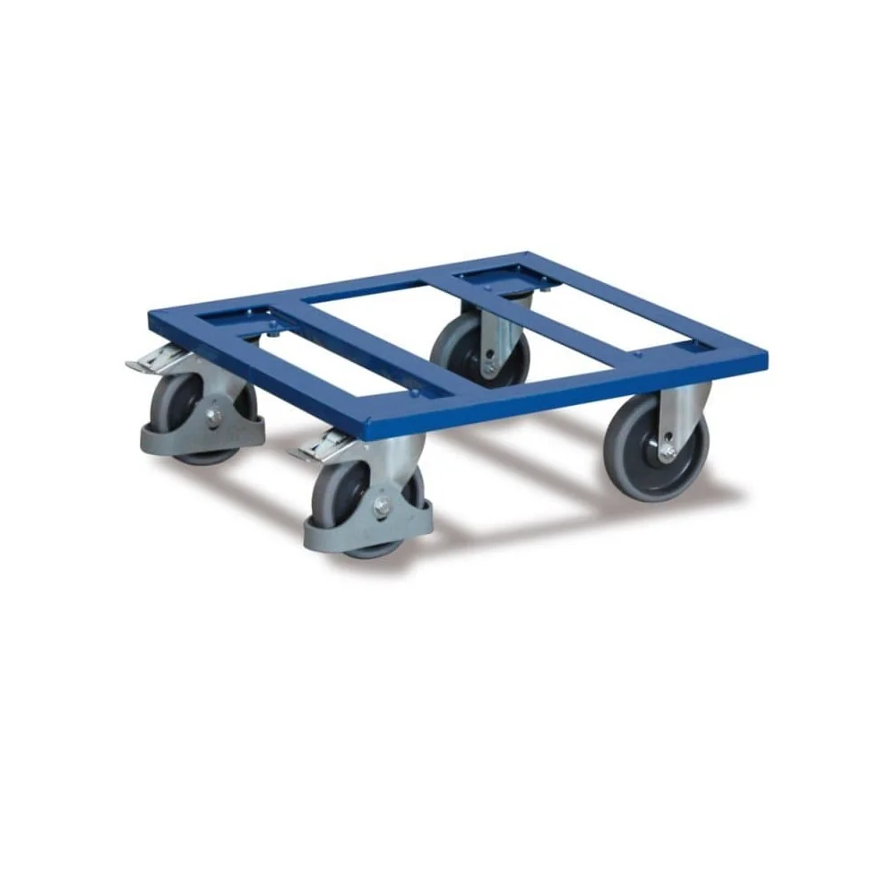 Open Frame Crate Dolly - 400 kg Load Capacity - 500x500 mm