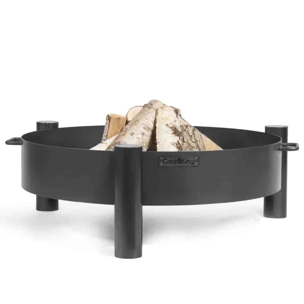 60 cm Steel Fire Pit - Handcrafted Garden Fire Bowl