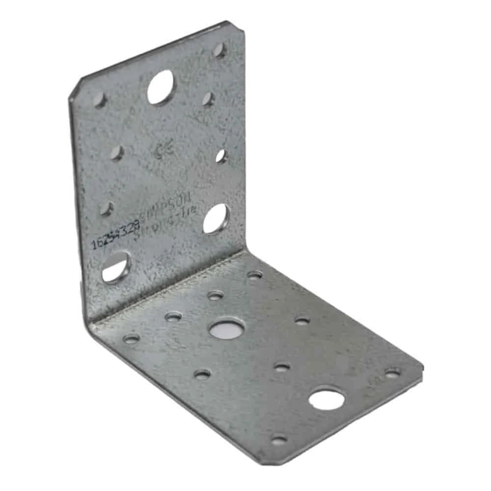 Galvanized Angle Bracket 88x88x65mm - Heavy Duty Wood Connector
