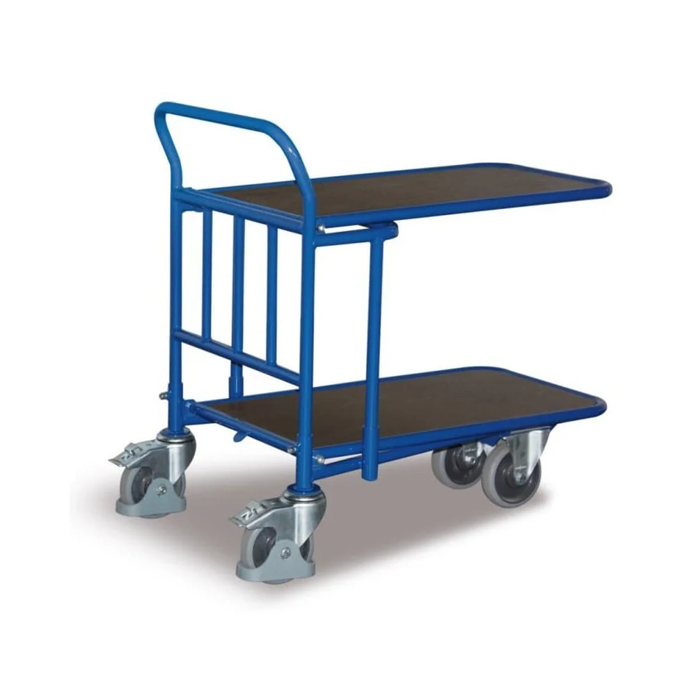 "Heavy Duty Rolling Cart 500kg Capacity, Waterproof Shelves image"