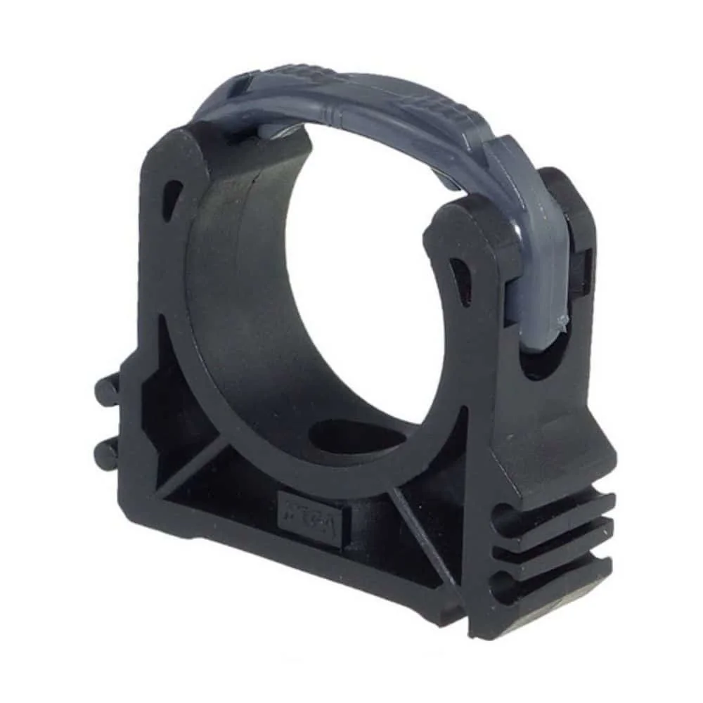 "40mm PVC Pipe Clamp - Heavy Duty PVC-U Mounting Bracket image"