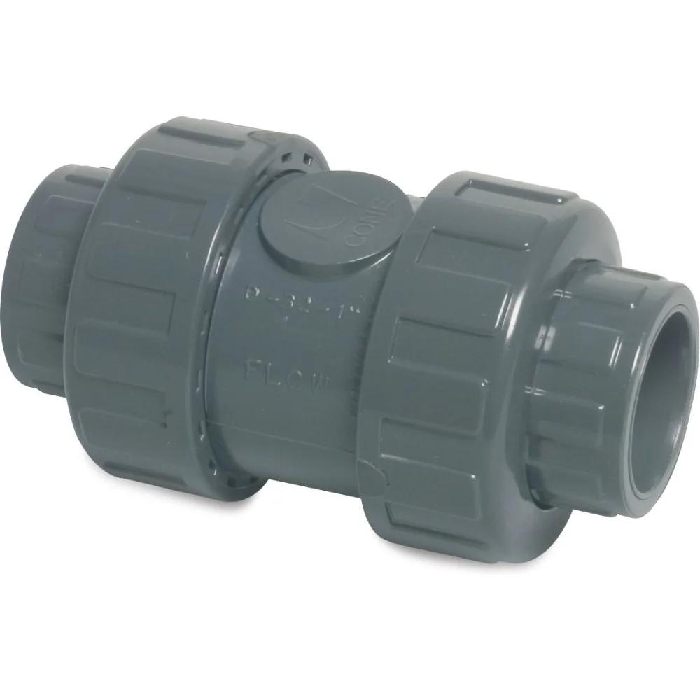 "40mm PVC Check Valve - Solvent Weld, Spring Check Valve image"