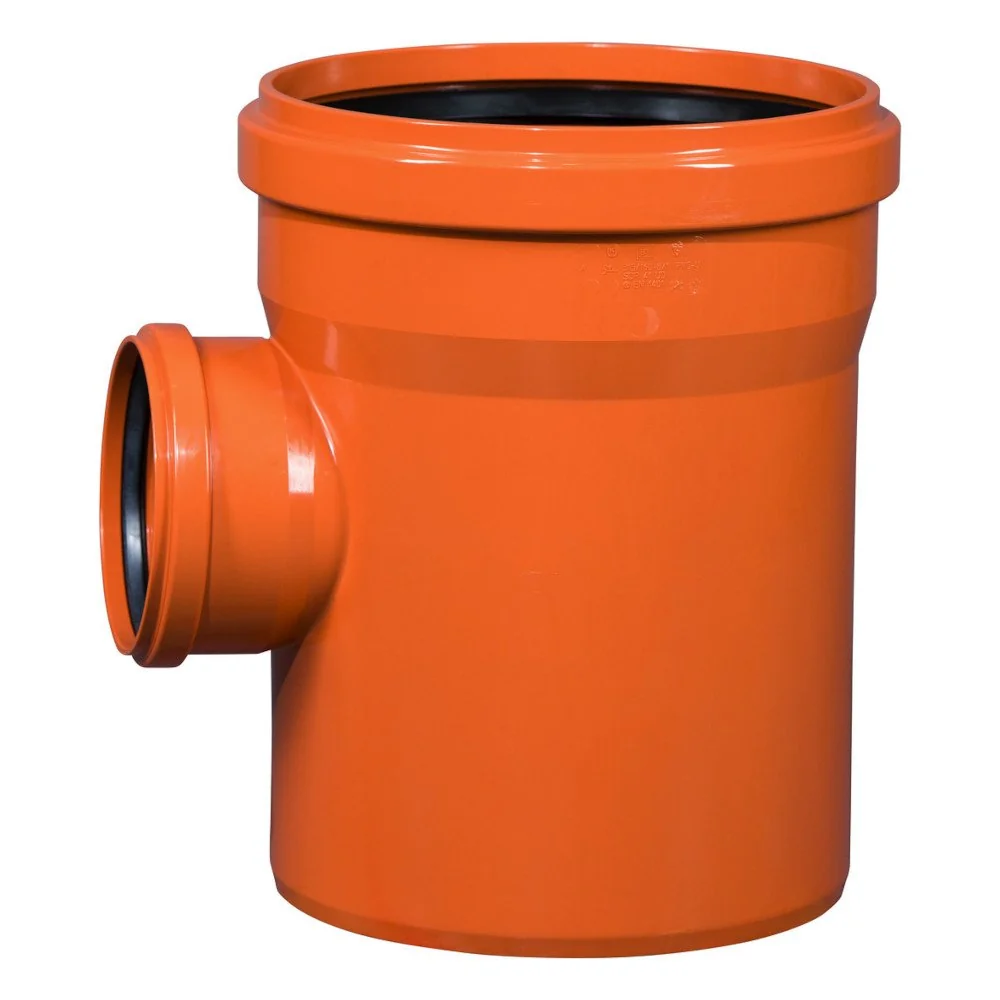 "DN 315 Sewer Pipe Branch - 87 Degree PVC Drain Pipe Connector image"