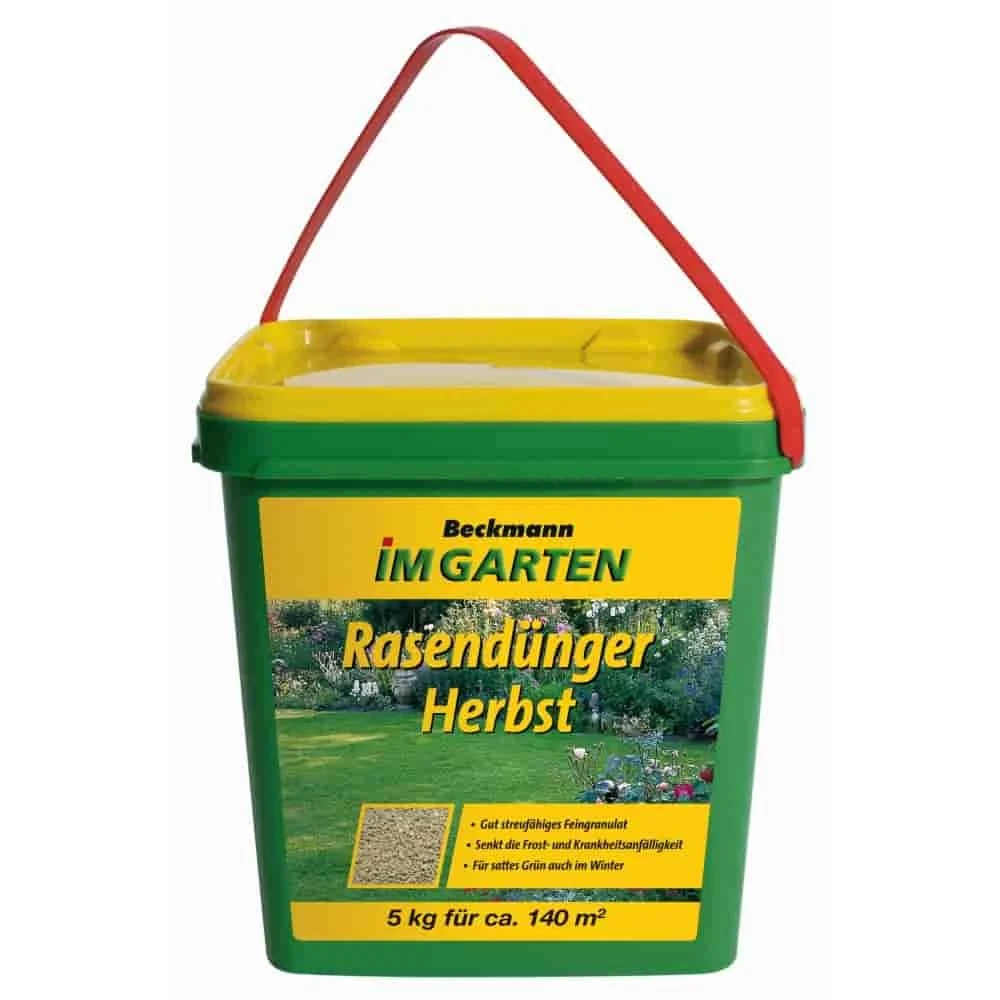 "Fall Lawn Fertilizer 5 kg, NPK 6+5+12, Covers 140 m² image"
