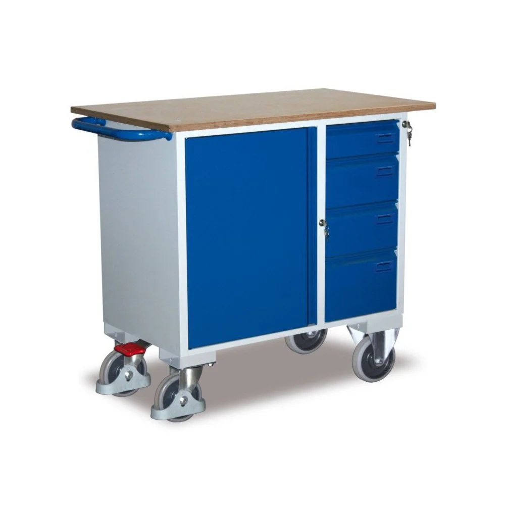"Rolling Tool Chest, Tool Cart with Drawers, 400 kg Capacity image"