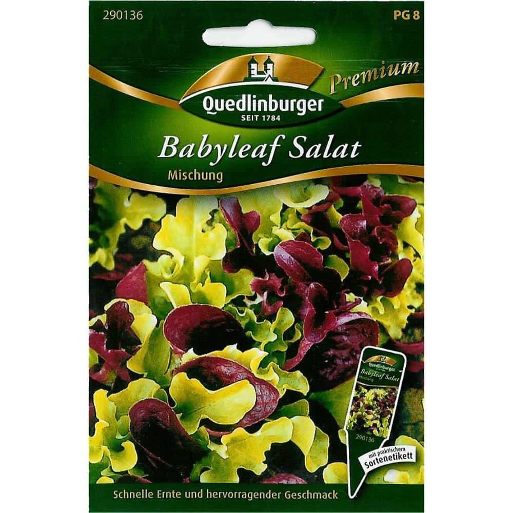 "Baby Leaf Lettuce Mix - Salad Seeds for Home Garden image"