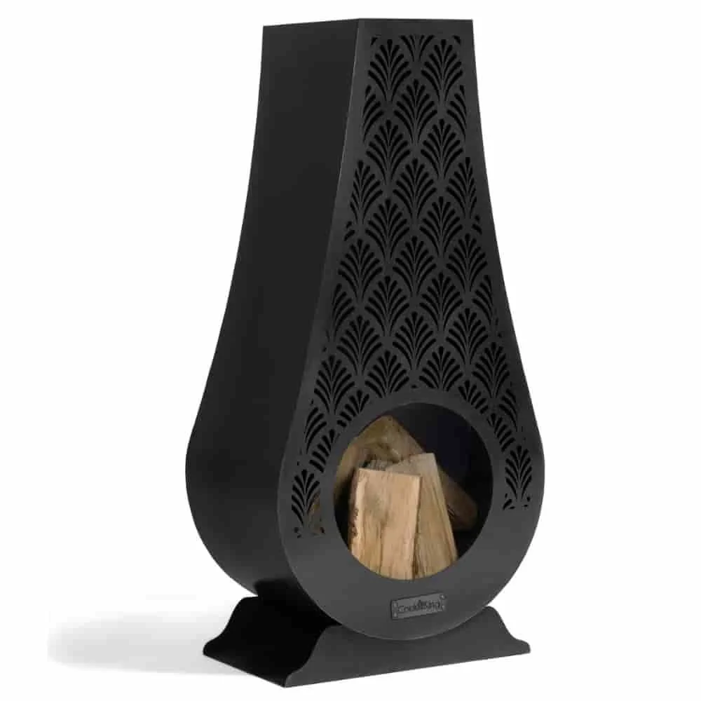 "Ankara Garden Chiminea: Steel Outdoor Fireplace & Patio Heater image"