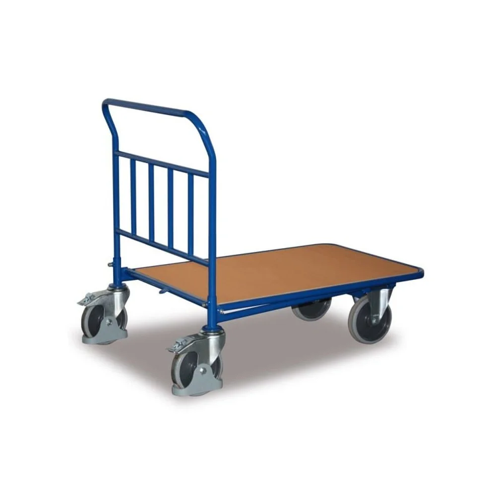"400 kg Heavy Duty Transport Cart - Blue, Powder-Coated image"