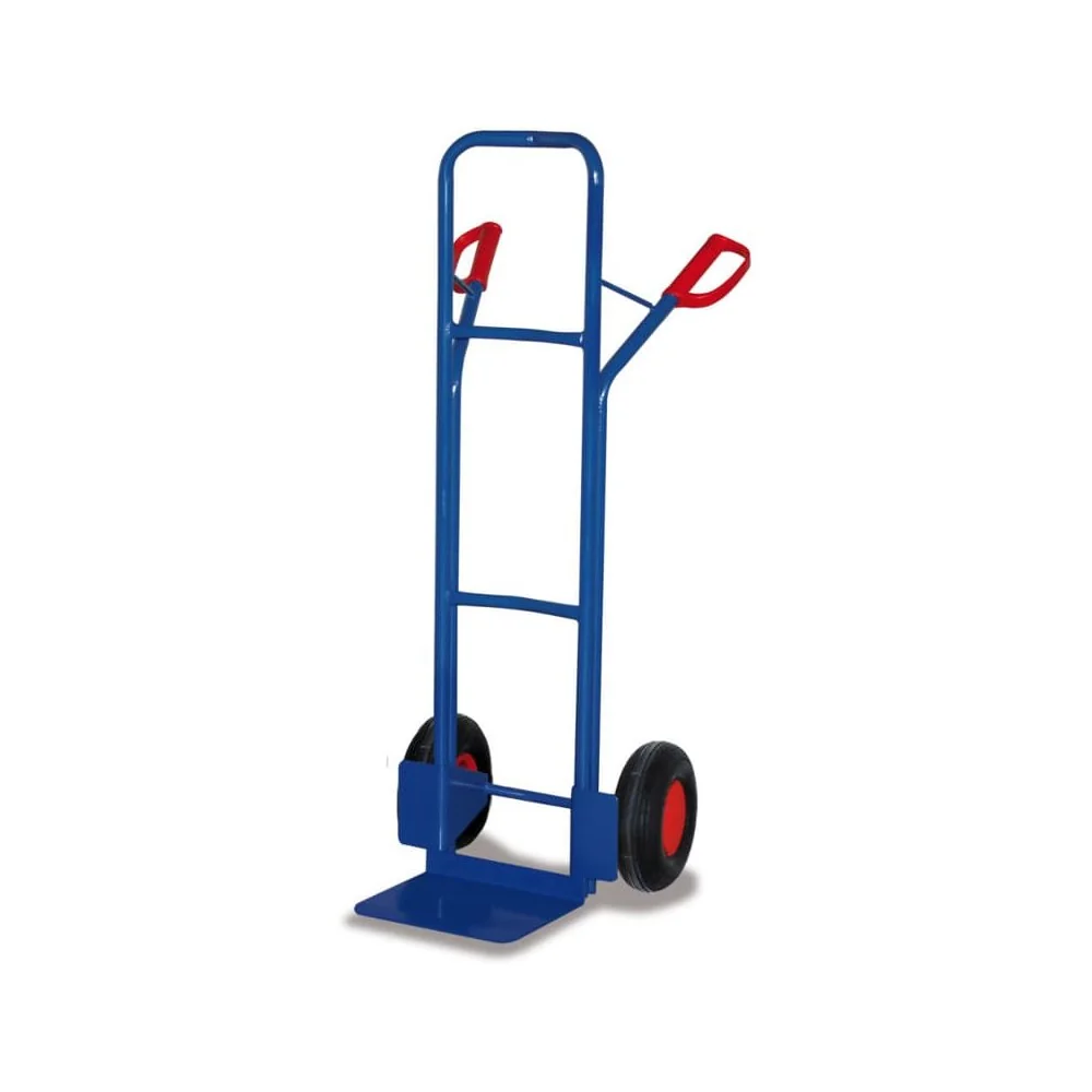 "Heavy Duty Hand Truck, Pneumatic Tire, Steel Frame, 250 kg Capacity image"