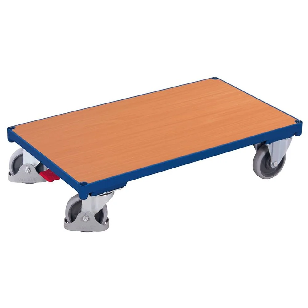 "Heavy Duty Platform Cart 400kg with EasySTOP - Industrial & Warehouse Cart image"