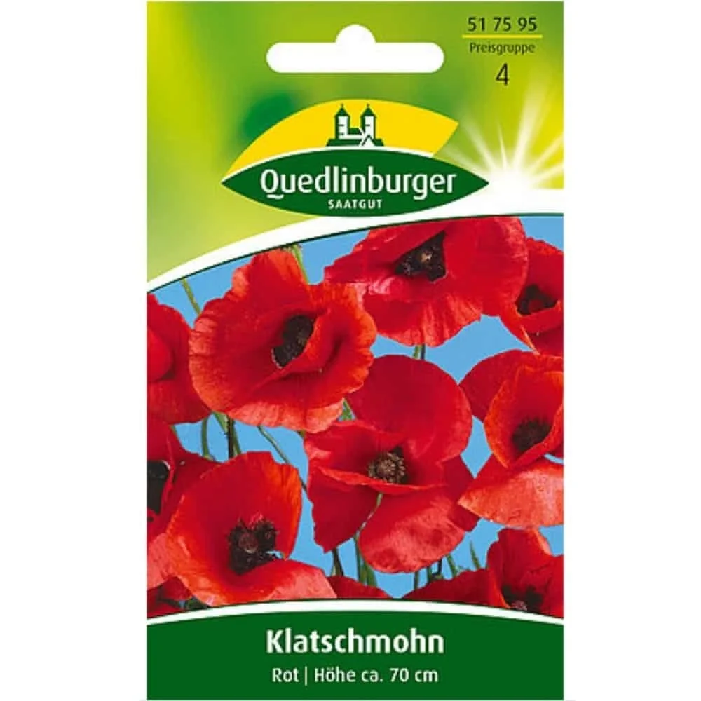 Red Poppy Seeds for Natural Gardens |