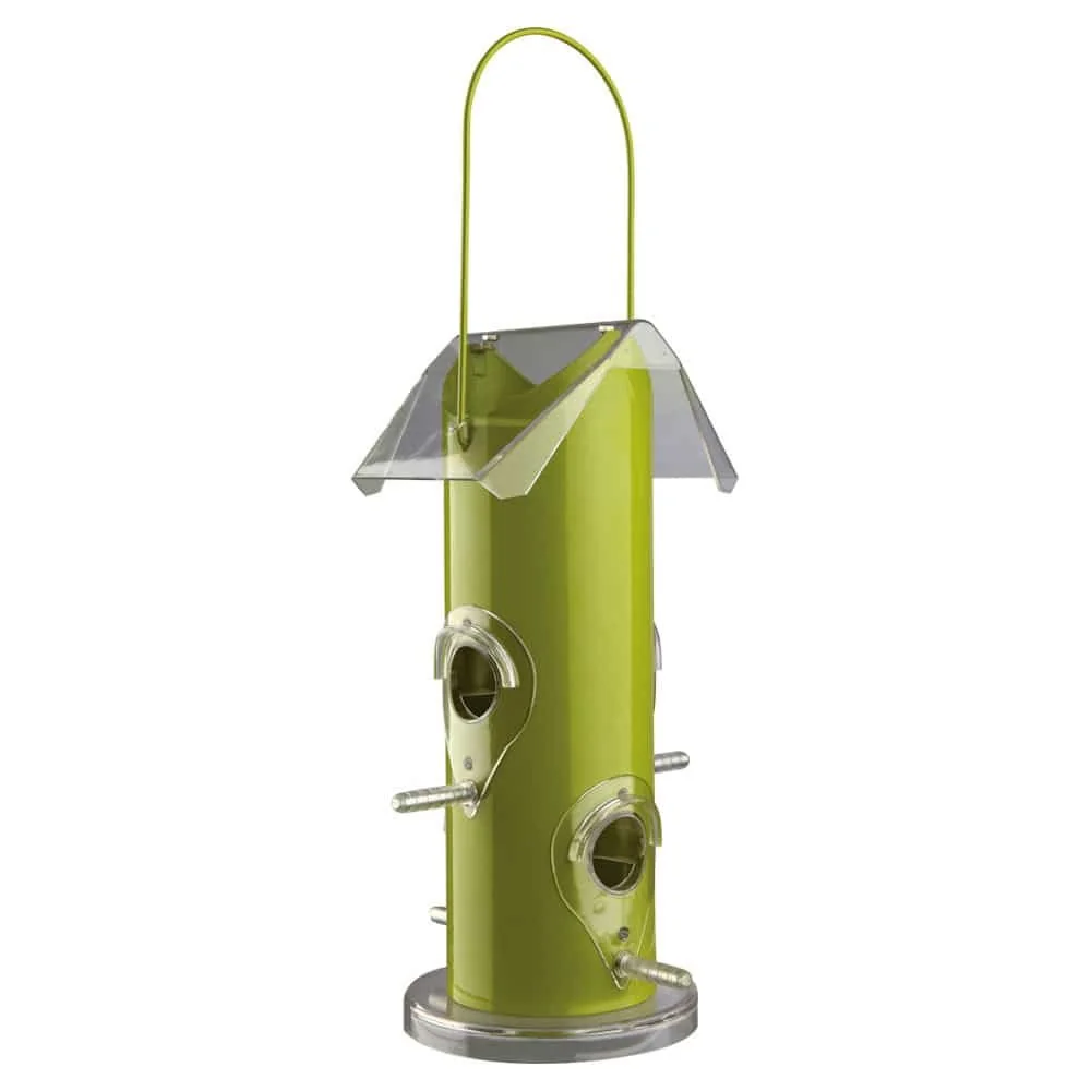 "Hanging Bird Feeder, Wild Bird Feeder, Green, 800ml image"