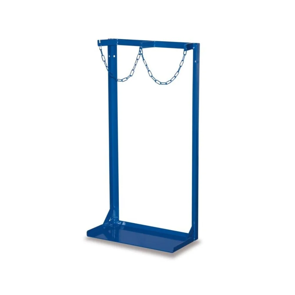 "Steel Gas Cylinder Storage Rack for Two 40-50L Bottles image"