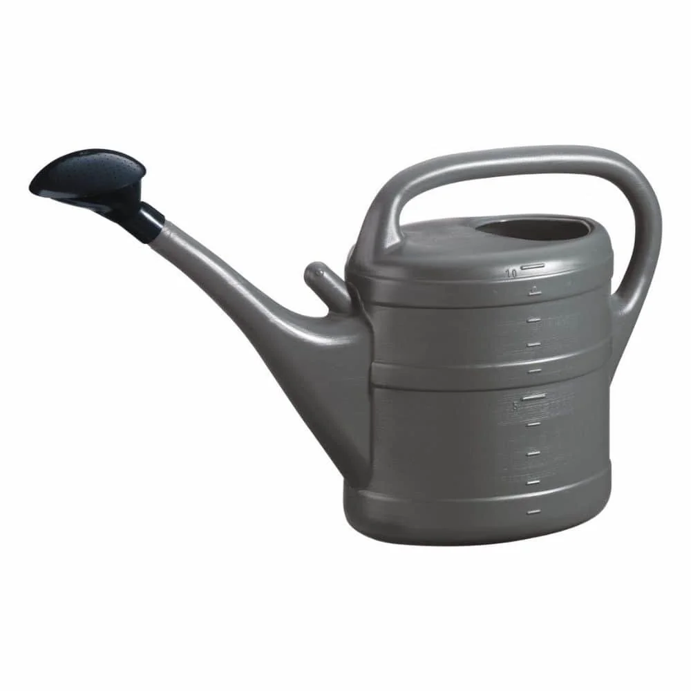 "10 Liter Watering Can - Anthracite Plastic Garden Watering Can image"